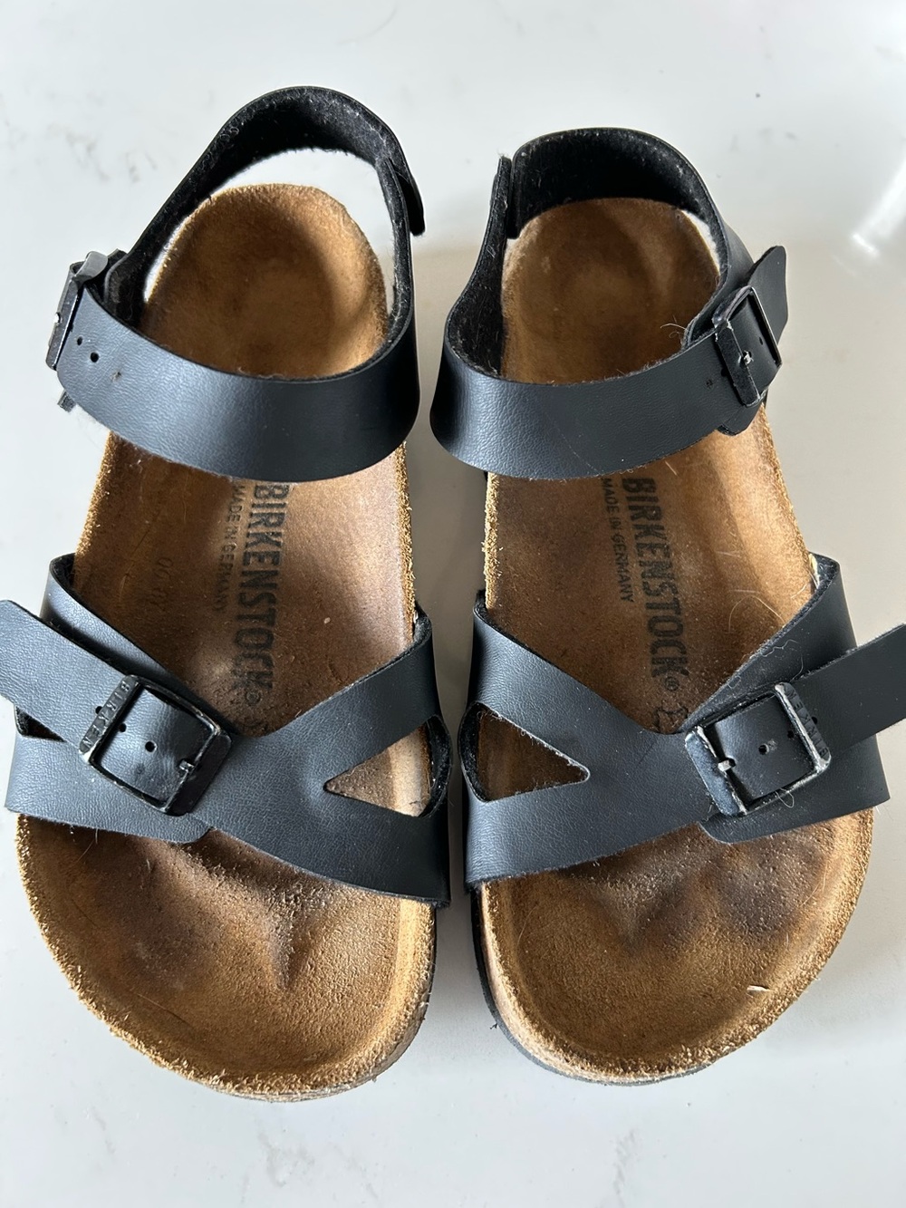 Birkenstock Rio Black 2 Buckle Sandals Size 37 (U.S.Women’s 6 -6.5)